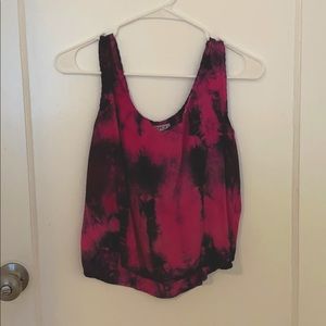 Vintage Tye Dye Cropped Tank